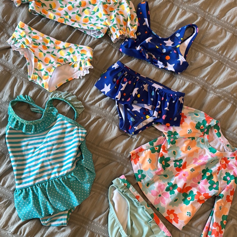 Colorful Kids' Swimwear Set